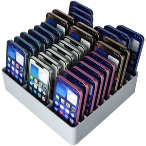 Feldherr class set of cell phone parking spaces for schools and training companies - space for up to 30 smartphones