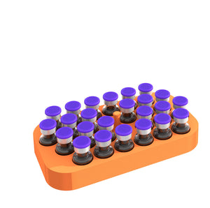 Feldherr MINIMUM case incl. plastic tray for vials - 24 compartments