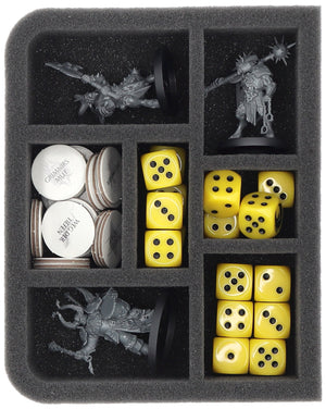 Feldherr Magnetic Box green for Warhammer Age of Sigmar: Warscroll Cards (70 x 121 mm) + Miniatures + Accessories