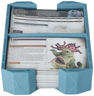 Feldherr Magnetic Box green for Warhammer Age of Sigmar: Warscroll Cards (70 x 121 mm)