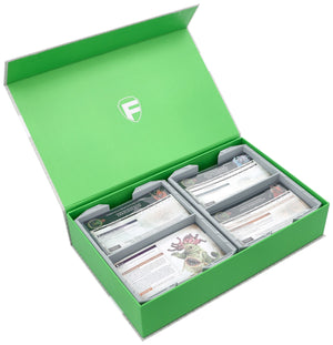 Feldherr Magnetic Box green for Warhammer Age of Sigmar: Warscroll Cards (70 x 121 mm)