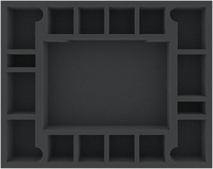 FSMEQV050BO 50 mm Full-Size foam tray with 17 compartments