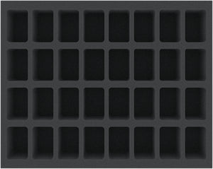 FS050WH31 50 mm foam tray for Warhammer - 32 compartments