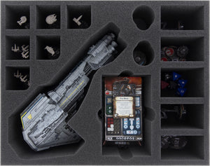 Feldherr Storage Box FSLB150 for Star Wars Armada: Nadiri-Starhawk + Squadrons