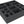 AGMEKM070BO 295 mm x 295 mm x 70 mm foam tray for board games - 17 compartments