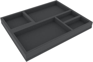 FS035A002 Feldherr foam tray for Zombicide and Black Plague - 5 compartments