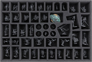 Feldherr foam set + Organizer Insert for Warhammer Quest: Cursed City - board game box