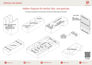 Feldherr Organizer Insert pour Familiar Tales - boîte de jeu de base