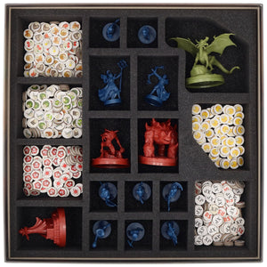 Feldherr foam tray set + Organizer insert for Runescape Kingdoms: Shadow of Elvarg - core game box