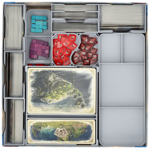 Feldherr Organizer Insert pour Anno 1800 + The Expansion - boîte de jeu principale
