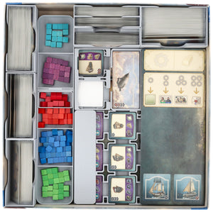 Feldherr Organizer Insert pour Anno 1800 + The Expansion - boîte de jeu principale