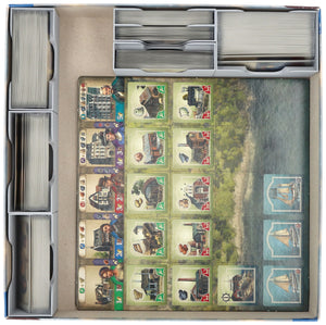 Feldherr Organizer Insert pour Anno 1800 + The Expansion - boîte de jeu principale