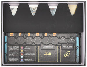Feldherr Organizer Insert + Game Aid for Arcs - Core Game Box