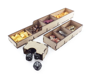 Boardgame Organizer Insert for The Voyages of Marco Polo and expansions Agents of Venice and The New Characters