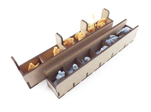 Organisateur du jeu de société pour Blood Rage and Mystics of Midgard, Gods of Asgard, 5 joueurs et toutes les exclusivités Kickstarter