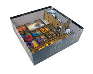 Organisateur du jeu de société pour Blood Rage and Mystics of Midgard, Gods of Asgard, 5 joueurs et toutes les exclusivités Kickstarter