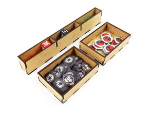 Boardgame Organizer Insert for Star Wars: Rebellion and expansion Rise of the Empire