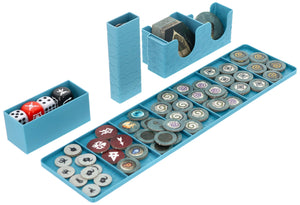 Feldherr Foam Set + Organizer Insert pour Warhammer Quest : Darkwater - Boîte de jeu principale