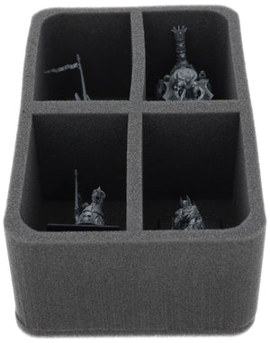 HS100A022 Plateau en mousse Feldherr pour Empire of Man - 4 compartiments