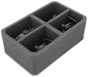 HS100A022 Plateau en mousse Feldherr pour Empire of Man - 4 compartiments