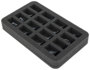 HS035A078 Feldherr foam tray for Tyranids - 16 Compartments