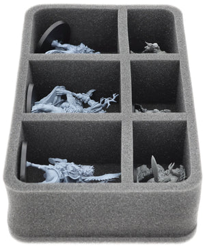 HS070A069 Plateau en mousse Feldherr pour Warcrow - 6 compartiments