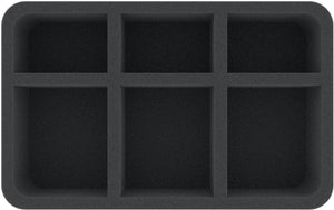 HS070A069 Plateau en mousse Feldherr pour Warcrow - 6 compartiments
