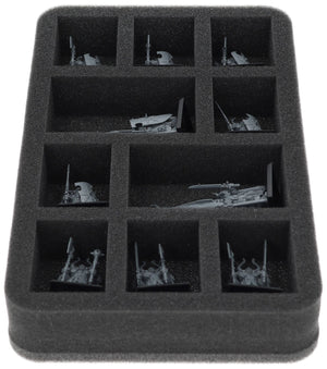 HS045A035 Feldherr foam tray for Warriors of Chaos - 10 Compartments