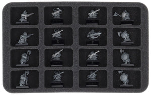 HS040A053 Feldherr foam tray for Dwarfen Mountain Holds - 16 Compartments