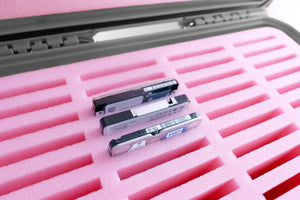 Mallette de protection / transport étanche pour disques durs SSD / HDD 2,5'' - 48 compartiments