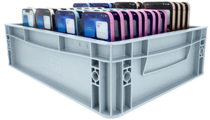 Boîte de rangement pour smartphones pour les écoles - Organisation et sécurité pour jusqu'à 48 appareils