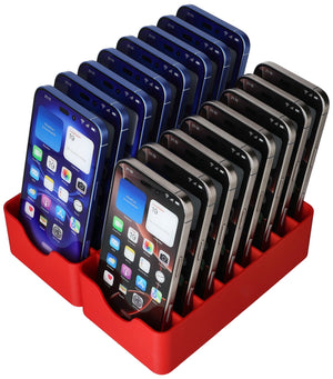 Feldherr mobile phone holder / smartphone parking space for classrooms - 16 smartphones