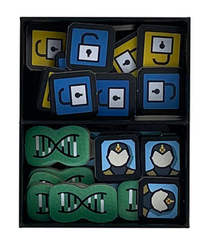 Feldherr Storage Box TCHS105 Bundle with token holders for Marvel United: X-Men - Kickstarter Uncanny Pledge - cards + small-sized game material