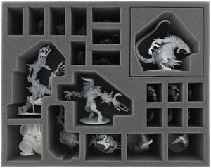 Transporter with 2 XL storage boxes for Zombicide Black Plague Kickstarter Knight Pledge
