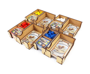 Organisateur du jeu de société pour le Great Western Trail et l'extension des rails au nord