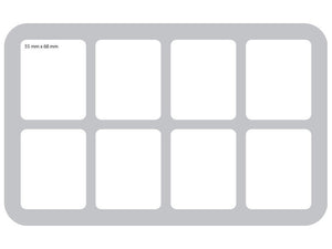 HS035BF02BO Plateau en mousse pour 8 compartiments pour Flames of War - bases moyennes