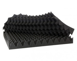 CPNP050Set 2 pieces convoluted foam 500 mm x 500 mm x 50 mm